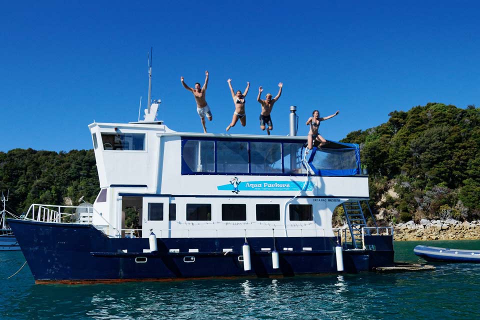 New Zealand S Abel Tasman Floating Backpackers Hostel